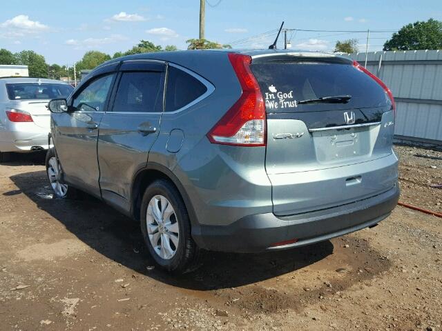 5J6RM4H51CL017809 - 2012 HONDA CR-V EX GRAY photo 3