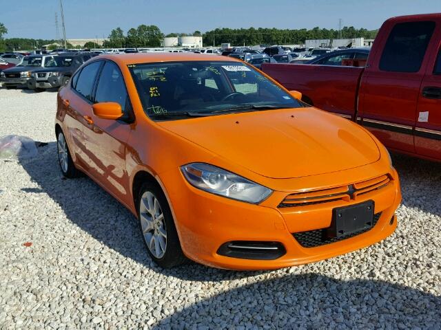 1C3CDFBA0DD266924 - 2013 DODGE DART ORANGE photo 1