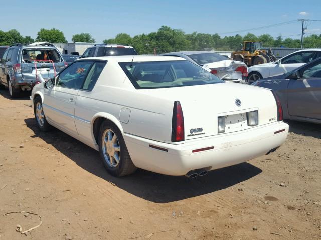 1G6ET129X1B109749 - 2001 CADILLAC ELDORADO T WHITE photo 3