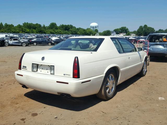 1G6ET129X1B109749 - 2001 CADILLAC ELDORADO T WHITE photo 4