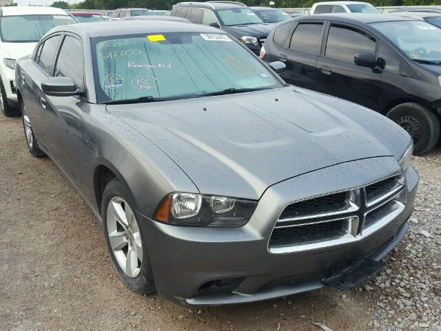 2C3CDXBG1CH159196 - 2012 DODGE CHARGER SE GRAY photo 1