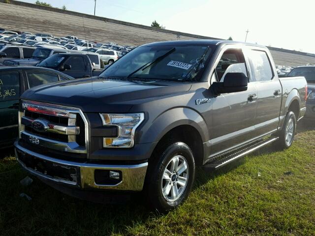 1FTEW1C85FKE28705 - 2015 FORD F150 SUPER BLACK photo 2