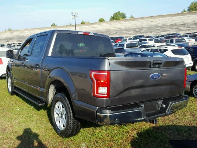 1FTEW1C85FKE28705 - 2015 FORD F150 SUPER BLACK photo 3