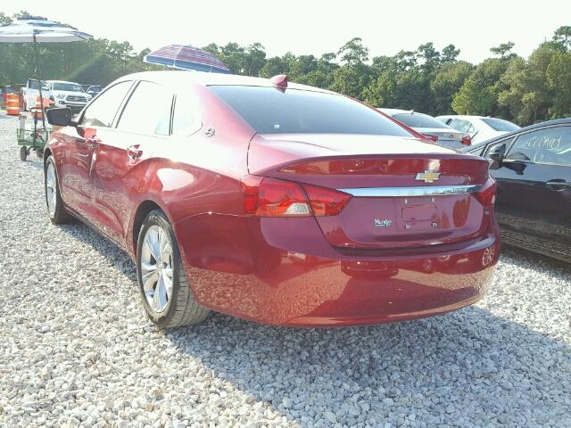 1G1115SL3FU126224 - 2015 CHEVROLET IMPALA LT RED photo 3