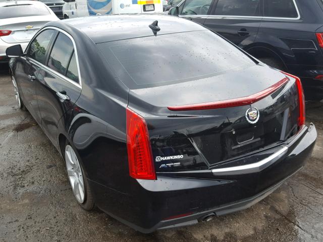 1G6AA5RA5D0169921 - 2013 CADILLAC ATS BLACK photo 3