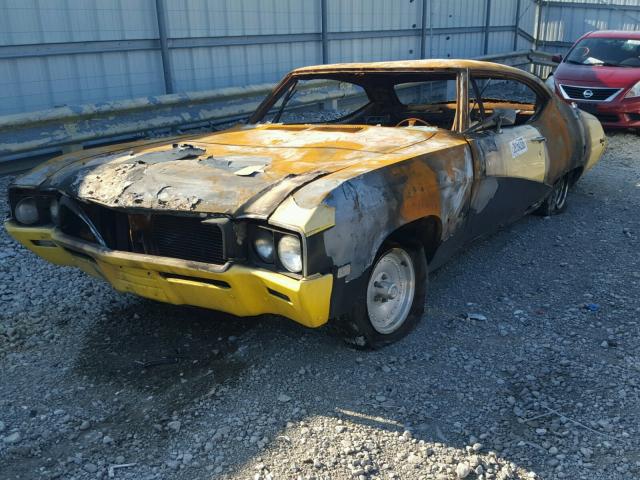 444378H219159 - 1968 BUICK SKYLARK YELLOW photo 2