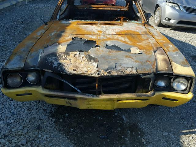 444378H219159 - 1968 BUICK SKYLARK YELLOW photo 7