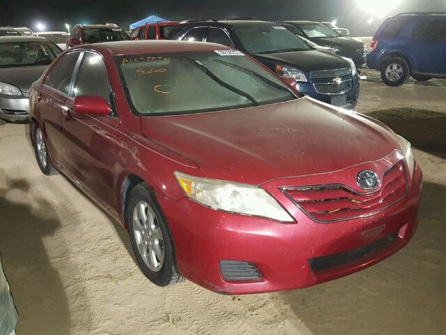 4T1BF3EK1BU619958 - 2011 TOYOTA CAMRY BURGUNDY photo 1