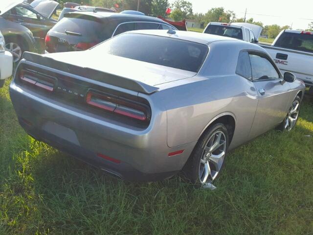 2C3CDZAG3GH165021 - 2016 DODGE CHALLENGER SILVER photo 4