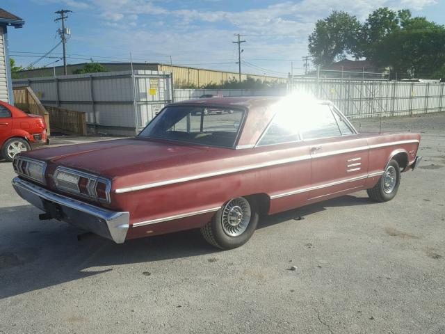 PP23G62264170 - 1966 PLYMOUTH FURY MAROON photo 4