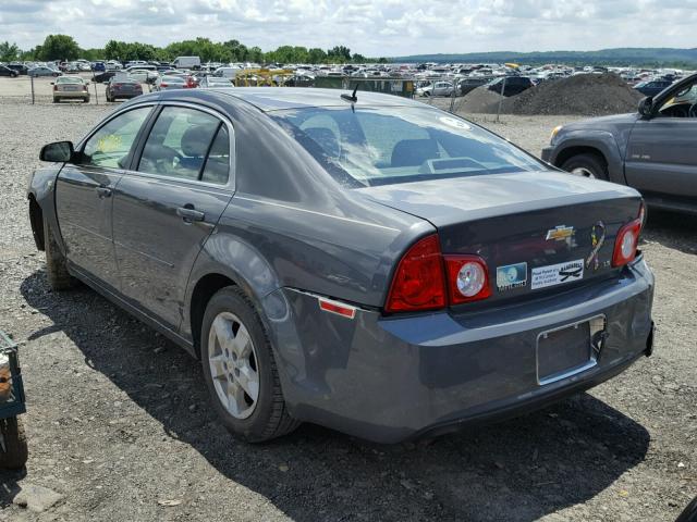 1G1ZG57B28F181515 - 2008 CHEVROLET MALIBU LS ნაცრისფერი ფოტო 3