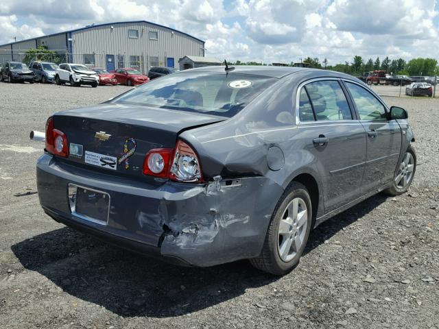 1G1ZG57B28F181515 - 2008 CHEVROLET MALIBU LS ნაცრისფერი ფოტო 4