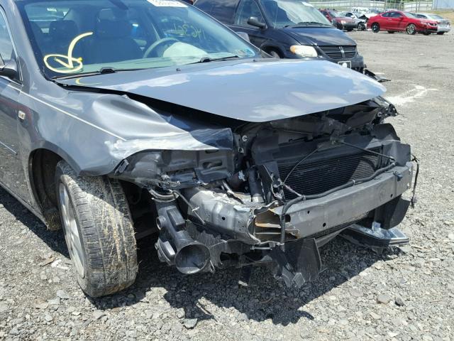 1G1ZG57B28F181515 - 2008 CHEVROLET MALIBU LS ნაცრისფერი ფოტო 9