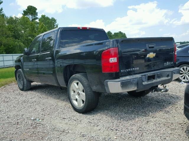 3GCEC13J37G515975 - 2007 CHEVROLET SILVERADO BLACK photo 3