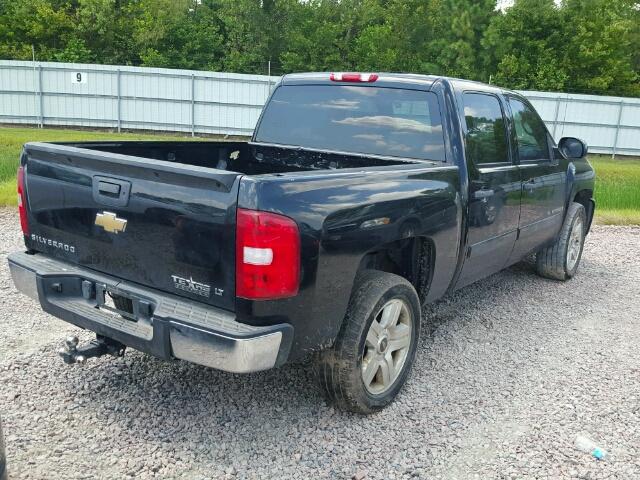 3GCEC13J37G515975 - 2007 CHEVROLET SILVERADO BLACK photo 4