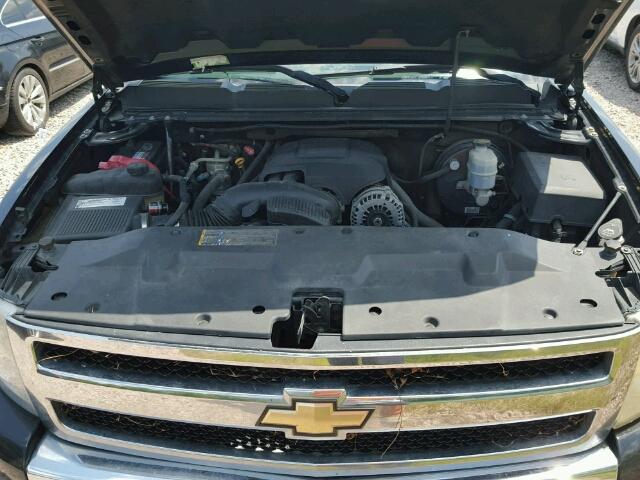 3GCEC13J37G515975 - 2007 CHEVROLET SILVERADO BLACK photo 7