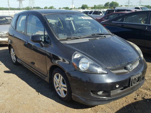 JHMGD38647S038132 - 2007 HONDA FIT S 黑色 照片 1
