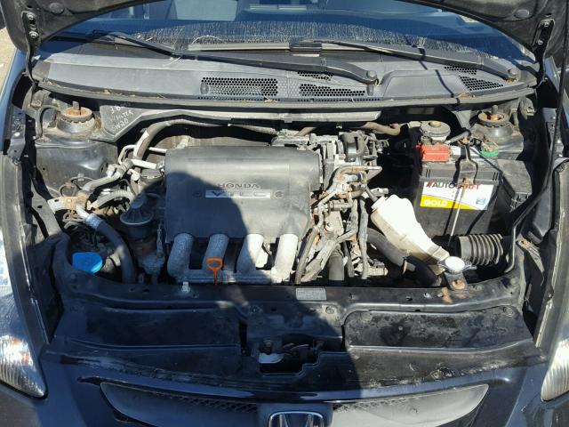 JHMGD38647S038132 - 2007 HONDA FIT S 黑色 照片 7