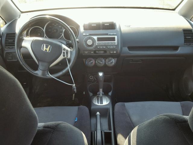JHMGD38647S038132 - 2007 HONDA FIT S 黑色 照片 9