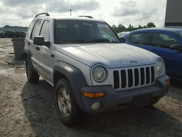 1J4GL48K53W558425 - 2003 JEEP LIBERTY SP GRAY photo 1