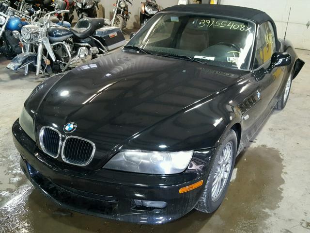 4USCN334X2LK51912 - 2002 BMW Z3 2.5 BLACK photo 2