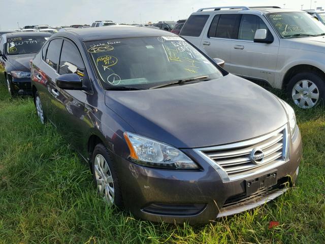 3N1AB7APXFY290641 - 2015 NISSAN SENTRA S GRAY photo 1