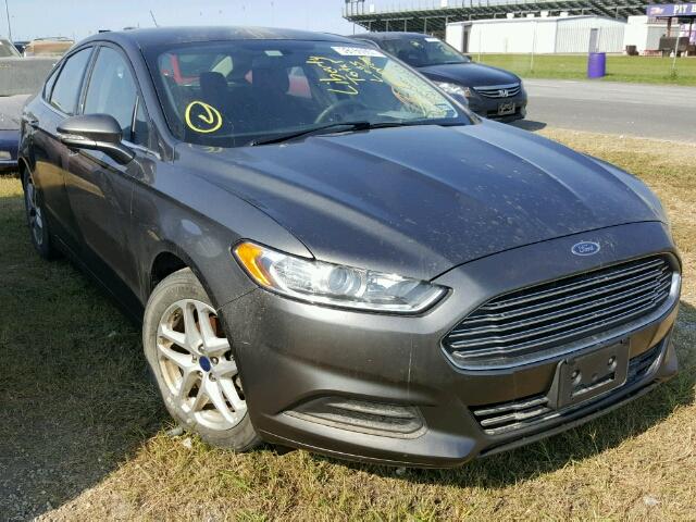 3FA6P0H7XGR302080 - 2016 FORD FUSION GRAY photo 1