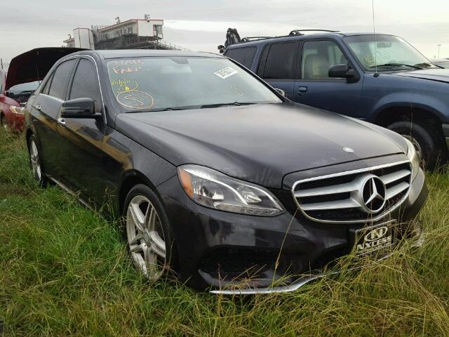 WDDHF8JB6EA905396 - 2014 MERCEDES-BENZ E BLACK photo 1