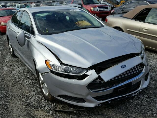 1FA6P0H73E5393869 - 2014 FORD FUSION SILVER photo 1