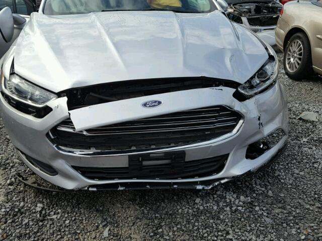 1FA6P0H73E5393869 - 2014 FORD FUSION SILVER photo 9