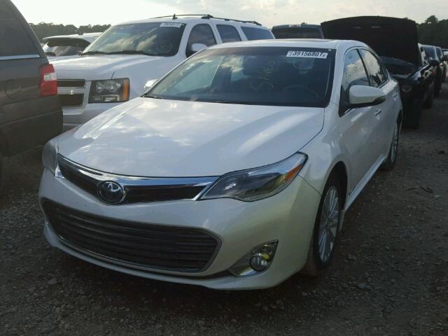 4T1BD1EB7EU032727 - 2014 TOYOTA AVALON HYB WHITE photo 2