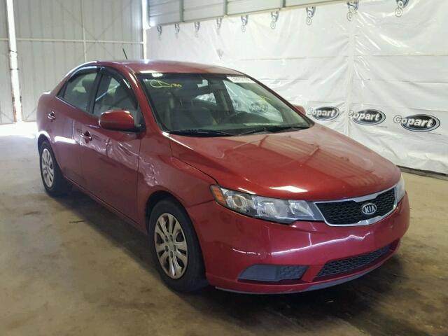 KNAFU4A25C5563359 - 2012 KIA FORTE EX RED photo 1