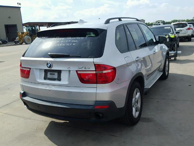 5UXFE43508L020977 - 2008 BMW X5 3.0I SILVER photo 4