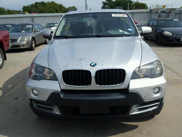 5UXFE43508L020977 - 2008 BMW X5 3.0I SILVER photo 9