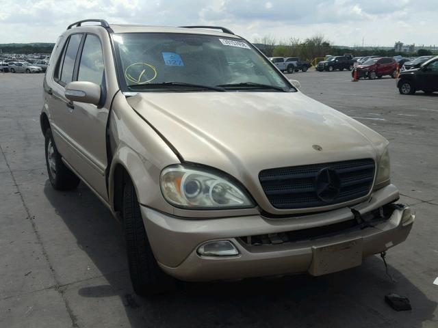 4JGAB57E03A431249 - 2003 MERCEDES-BENZ ML 350 GOLD photo 1