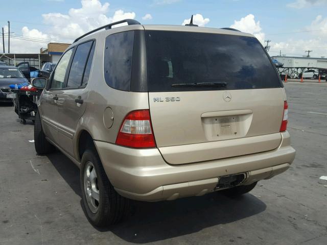 4JGAB57E03A431249 - 2003 MERCEDES-BENZ ML 350 GOLD photo 3