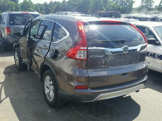 2HKRM3H76FH519063 - 2015 HONDA CR-V EXL CHARCOAL photo 3