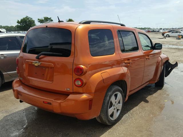 3GNDA13D68S529340 - 2008 CHEVROLET HHR LS ნარინჯისფერი ფოტო 4