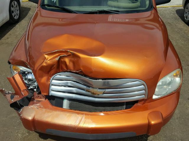 3GNDA13D68S529340 - 2008 CHEVROLET HHR LS ნარინჯისფერი ფოტო 7
