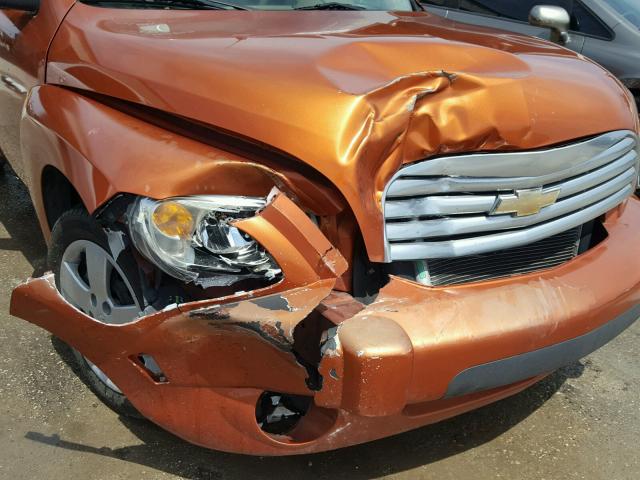 3GNDA13D68S529340 - 2008 CHEVROLET HHR LS ნარინჯისფერი ფოტო 9