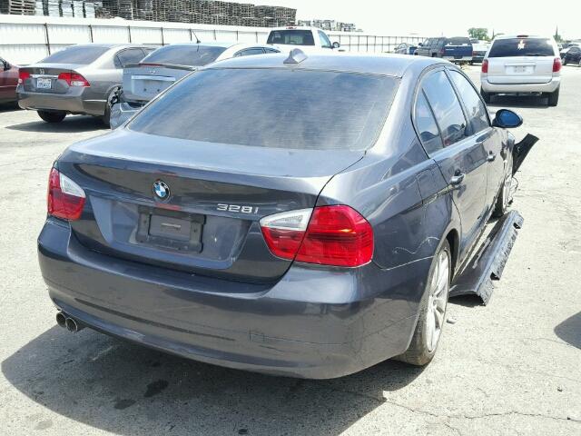 WBAVC53528FZ82945 - 2008 BMW 328 CHARCOAL photo 4