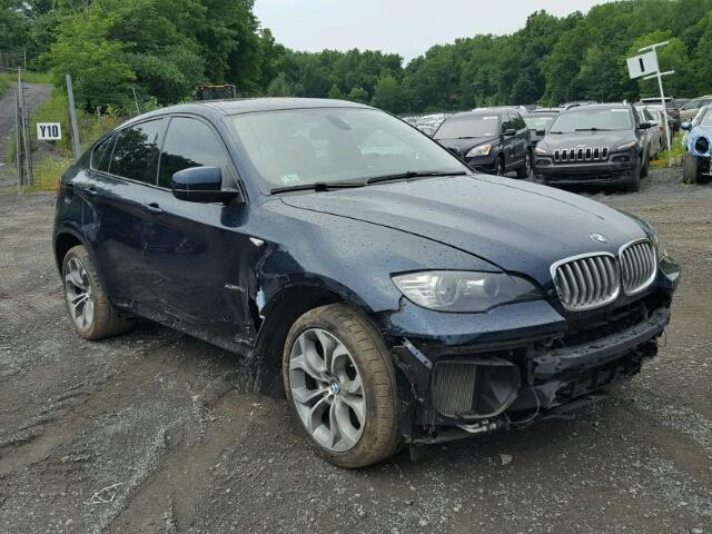 5UXFG8C54EL593104 - 2014 BMW X6 XDRIVE5 BLUE photo 1
