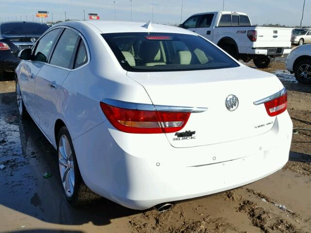 1G4PR5SK2E4169254 - 2014 BUICK VERANO WHITE photo 3