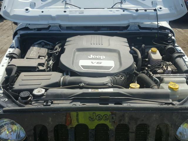 1C4AJWAG0EL220048 - 2014 JEEP WRANGLER S 白色 照片 7