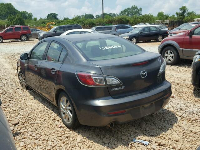 JM1BL1VF1C1515994 - 2012 MAZDA 3 I GRAY photo 3