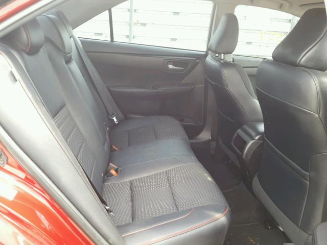 4T1BF1FKXFU936310 - 2015 TOYOTA CAMRY LE RED photo 6