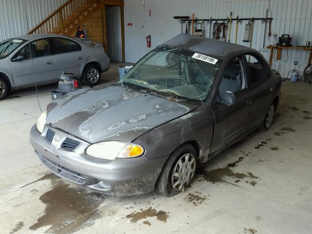 KMHJF25F3XU833589 - 1999 HYUNDAI ELANTRA BA GRAY photo 2