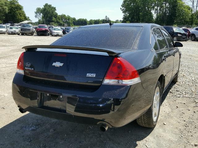 2G1WD58C069169808 - 2006 CHEVROLET IMPALA SUP BLACK photo 4