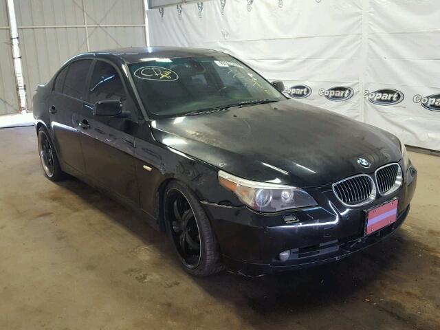 WBANB53516CP01218 - 2006 BMW 550 I BLACK photo 1