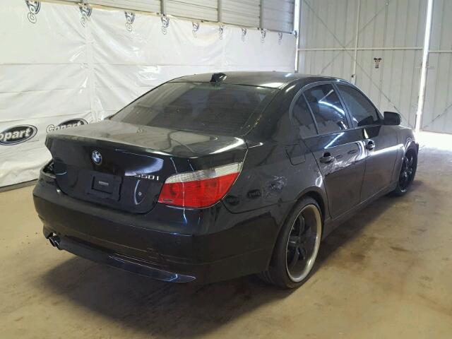 WBANB53516CP01218 - 2006 BMW 550 I BLACK photo 4